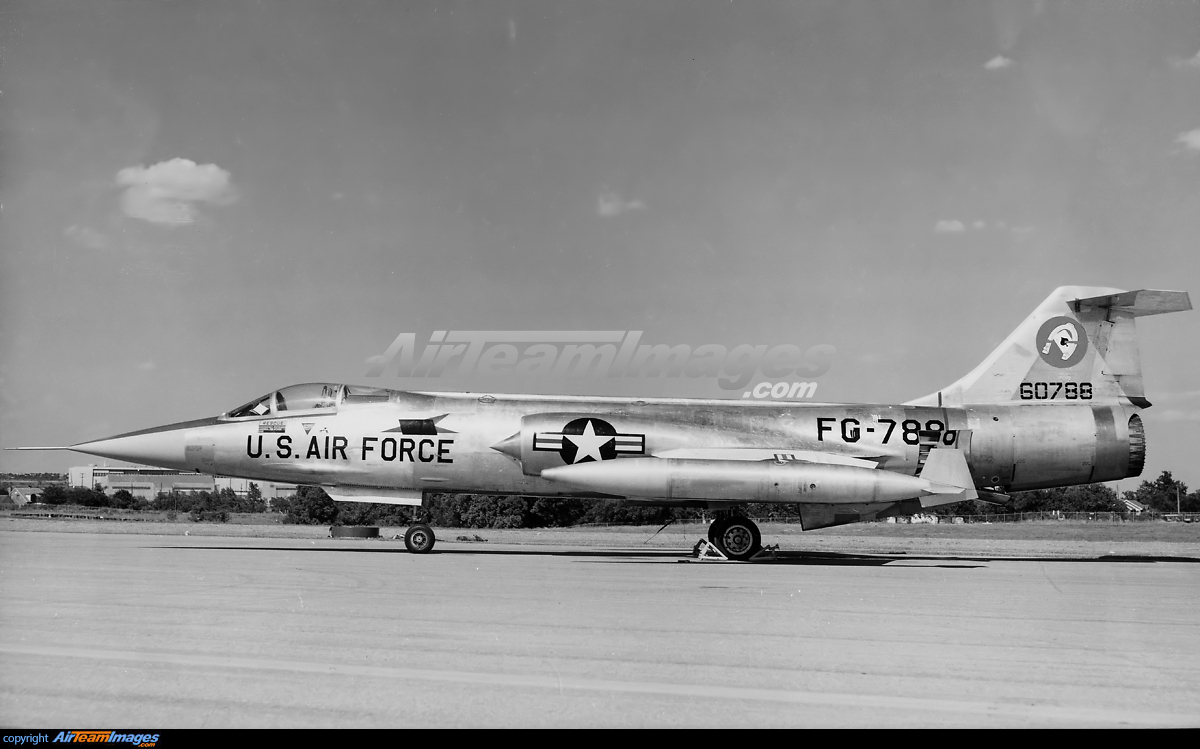 Lockheed F-104A Starfighter - Large Preview - AirTeamImages.com