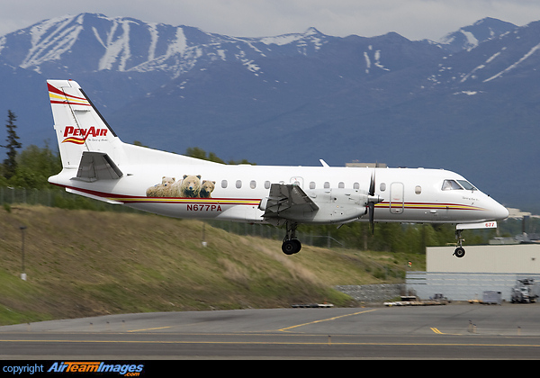 Самолет saab 340b