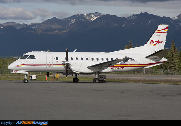 Самолет saab 340b