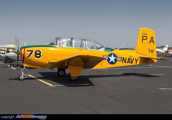 Beechcraft T-34B Mentor (N7089X) Aircraft Pictures & Photos ...