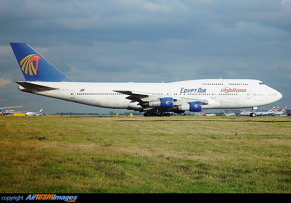 Boeing 747-366 (SU-GAM) Aircraft Pictures & Photos - AirTeamImages.com