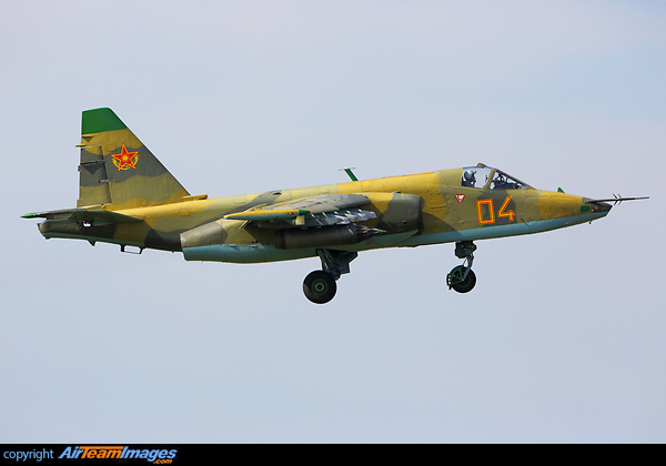 Sukhoi Su-25 (04 YELLOW) Aircraft Pictures & Photos - AirTeamImages.com