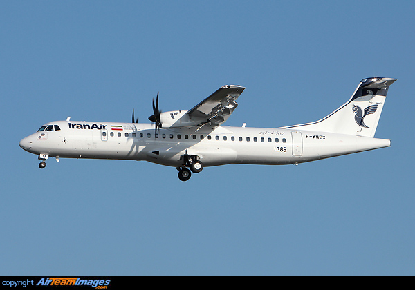 ATR 72-600 (EP-ITA) Aircraft Pictures & Photos - AirTeamImages.com