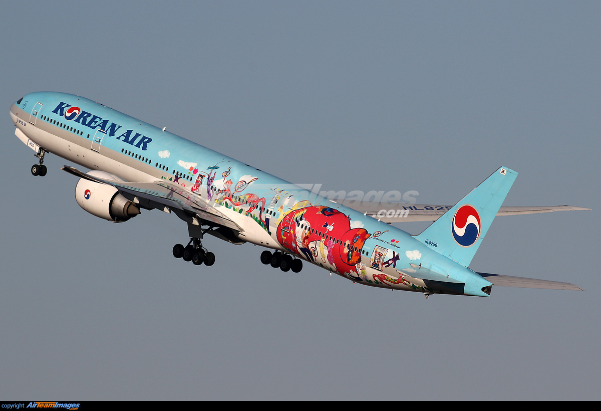 Sold Out! Korean Air 777-300ER Drawings Reg# HL8209 Stand JC JC2KAL971 ...