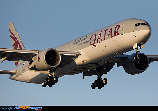 Boeing 777-3DZ/ER (A7-BAN) Aircraft Pictures & Photos - AirTeamImages.com