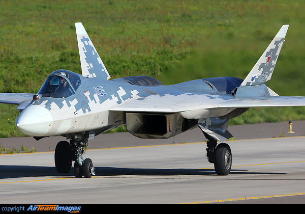 Sukhoi Su-57 (55 BLUE) Aircraft Pictures & Photos - AirTeamImages.com