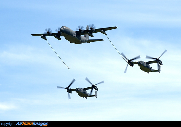 C-130 Hercules & V-22 Osprey - AirTeamImages.com