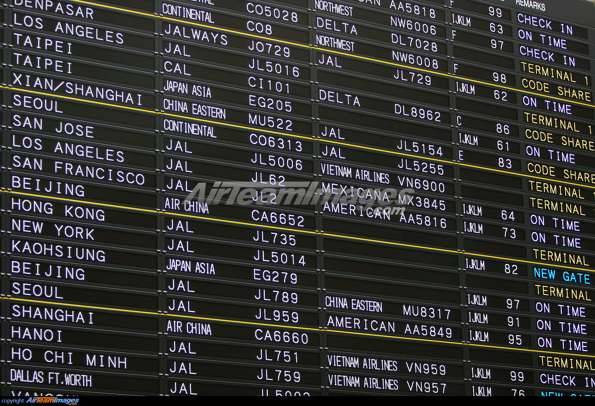 Tokyo Flight Departures - Large Preview - AirTeamImages.com