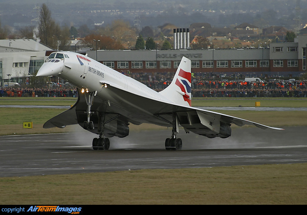 Concorde's final touchdown (G-BOAF) Aircraft Pictures & Photos ...