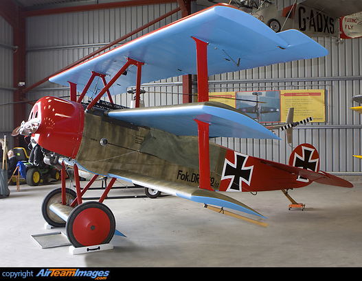 Fokker - DR1 Triplane (G-BVGZ) Aircraft Pictures & Photos ...