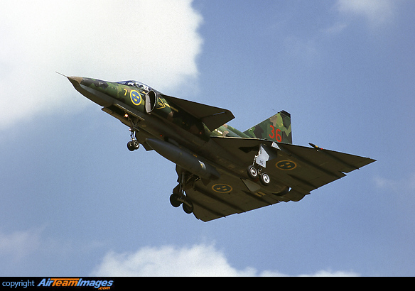 Saab J37 Viggen - AirTeamImages.com